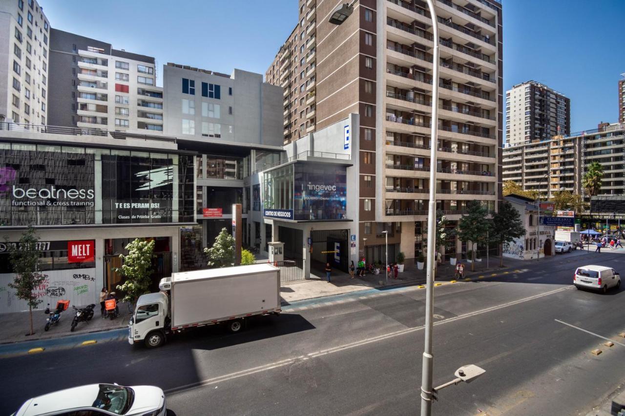 Tribeca Twin Room - Studio With Pool, Wifi, Ac Santiago de Chile Exterior foto